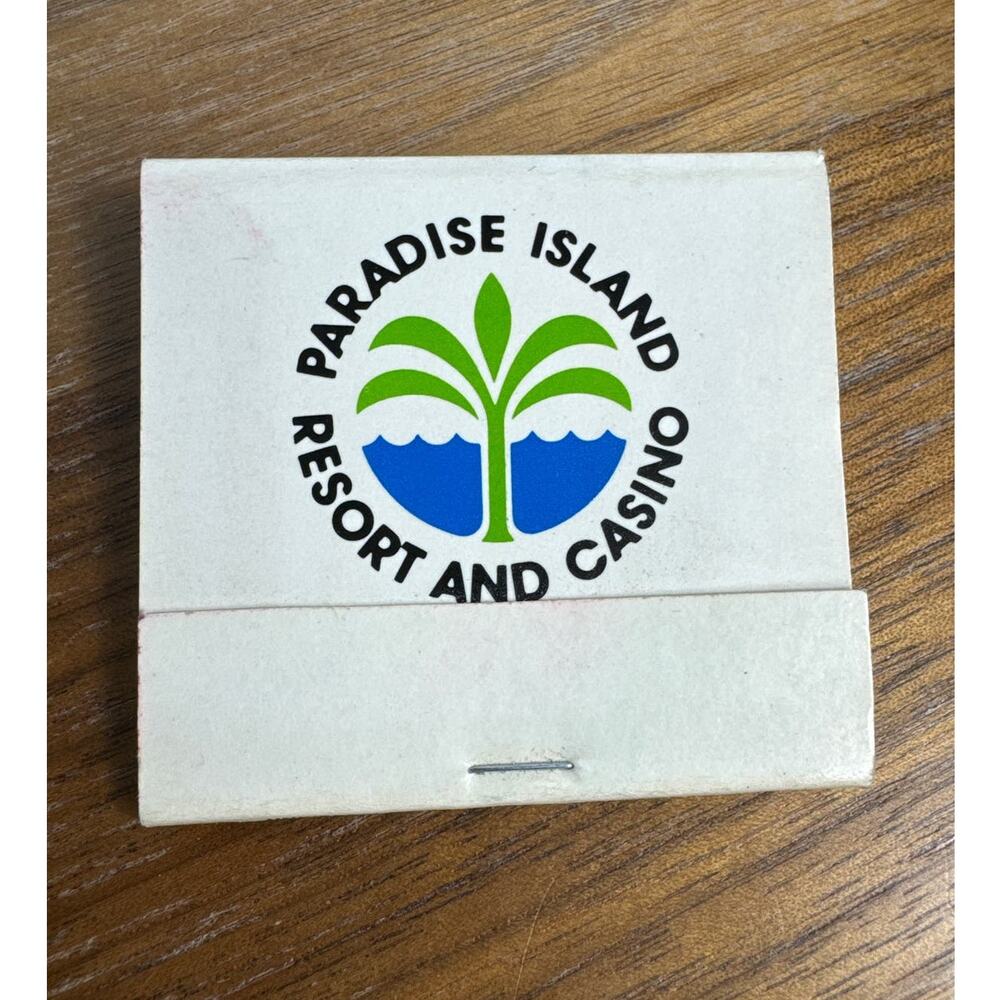Bahamas Matchbook Merv Griffin's Casino Paradise Island Resort Unused Ads 90s